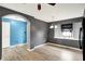 Dining room with new floors and eat-in space, with an open archway to another room at 248 Eastview Dr, Bargersville, IN 46106