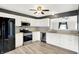 Bright kitchen with stainless appliances, sleek countertops, modern cabinets and a functional layout at 248 Eastview Dr, Bargersville, IN 46106