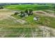 Gorgeous aerial perspective of home site with main home and separate guest house at 26735 Six Points Rd, Sheridan, IN 46069