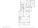 Floor 1 plan featuring kitchen, living room, dining room, two bedrooms, and front porch at 26735 Six Points Rd, Sheridan, IN 46069