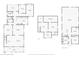 Combined floor plans for first, second stories of home and floor plan of guest house at 26735 Six Points Rd, Sheridan, IN 46069
