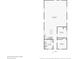 Floor plan of guest house includes a Gathering room, bathroom and two bedrooms at 26735 Six Points Rd, Sheridan, IN 46069