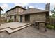 A backyard patio that is perfect for entertaining friends and Gathering at 3818 S Creekside Dr, New Palestine, IN 46163