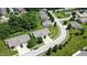 Aerial view of a well-maintained neighborhood with lush greenery at 3920 Oak Harbor Ln, Indianapolis, IN 46237