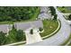 Aerial view of a well-maintained neighborhood with lush greenery at 3920 Oak Harbor Ln, Indianapolis, IN 46237