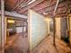 Wide angle view of basement featuring concrete walls, and utility fixtures at 4708 Fletcher Ave, Indianapolis, IN 46203