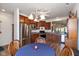 Spacious kitchen featuring stainless steel appliances, granite countertops, and ample cabinet space for storage at 4905 Lilium Dr, Plainfield, IN 46168