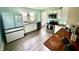 Modern kitchen with sleek appliances, white cabinetry, and an open layout at 514 E 2Nd St, Sheridan, IN 46069