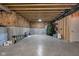 Spacious unfinished basement featuring concrete flooring, exposed ceiling and plumbing, ready for customization at 6137 Hardwick Dr, Whitestown, IN 46075