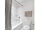 Clean, bright bathroom with a shower/tub combination and neutral decor at 6137 Hardwick Dr, Whitestown, IN 46075