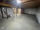 Large unfinished basement area with exposed ceiling, insulated walls, and plenty of space at 7532 Gold Rush Ct, Camby, IN 46113
