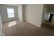 Bedroom featuring a window with blinds and carpeted flooring at 7532 Gold Rush Ct, Camby, IN 46113