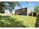 Spacious backyard with a patio and shed, providing plenty of outdoor opportunities at 8380 Kolven Dr, Avon, IN 46123