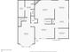 First floor layout showing the relationship between the living spaces at 8380 Kolven Dr, Avon, IN 46123