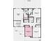 Detailed floorplan showing the layout of the second floor of the home at 8662 Hollander Dr, Camby, IN 46113