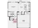 Detailed floorplan showing the layout of the first floor of the home at 8662 Hollander Dr, Camby, IN 46113