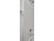 Bright shower with chrome fixtures including shower head, faucet, and handle, next to a silver towel rack at 8662 Hollander Dr, Camby, IN 46113