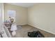 Empty bedroom with carpeted floors, neutral walls, and a window providing natural light at 958 Denton Ct, Westfield, IN 46074