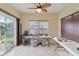 Sun-filled craft room or workspace featuring a large window with natural light at 958 Denton Ct, Westfield, IN 46074