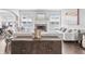Cozy living room with fireplace and mantle at 10795 Creekbed Cir, Fishers, IN 46038