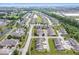 Aerial view of a peaceful residential community with a mix of single-Gathering homes and green spaces at 1158 Thistlewood Way, Plainfield, IN 46168