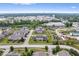 A birds-eye view of a residential and commercial area with a mix of buildings and green spaces at 1158 Thistlewood Way, Plainfield, IN 46168