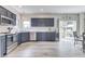 Bright eat-in kitchen with stainless steel appliances and backyard patio access at 1202 Vestman Ct, Greenwood, IN 46143