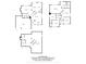 Collection of floor plans displaying various levels of a residential home with room dimensions at 143 W Clear Lake Ct, Westfield, IN 46074