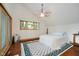 Tranquil bedroom with ample natural light and hardwood-style floors at 18 Point Ln, Arcadia, IN 46030