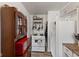 Cozy kitchen features ample storage, white appliances, and a gas stove at 2017 E Legrande Ave, Indianapolis, IN 46203