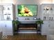 Cozy living room featuring a fireplace and built-in shelving at 204 St Andrews Ave, Edinburgh, IN 46124