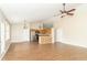 Spacious living area featuring hardwood floors and lots of natural light at 2443 S Brandywine Ct, Greenfield, IN 46140