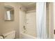 Bathroom featuring a shower/tub combo at 2578 Chaseway Ct, Indianapolis, IN 46268