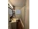 Bright bathroom featuring a vanity, toilet, and shower/tub combo with a white shower curtain at 3711 Hillside Ave, Indianapolis, IN 46218