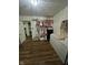 Organized closet featuring shelving, hanging racks, a changing table, and ample storage at 3711 Hillside Ave, Indianapolis, IN 46218