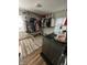 Spacious closet is equipped with a washer and dryer and plenty of storage for all your belongings at 3711 Hillside Ave, Indianapolis, IN 46218