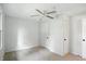 Bedroom featuring a ceiling fan and carpet at 4765 E 200 N, Anderson, IN 46012