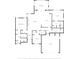 Detailed floor plan showcasing the layout of the house, including bedrooms, bathrooms, kitchen, and living areas at 4909 N Graystone Dr, Muncie, IN 47304