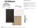 Selections for the basement bathroom including cabinets, counter, hardware, lighting, and flooring at 6279 Rippling Rock Dr, Plainfield, IN 46168