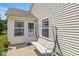 Outdoor patio area with a swing at 882 Lincoln Park W Dr, Greenwood, IN 46142