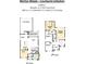 Detailed two-story floor plan showcasing layout of bedrooms, kitchen, and garage at 12210 Vera Ct, Noblesville, IN 46060