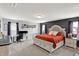 Spacious main bedroom with neutral colors and an abundance of natural light at 1460 Boots Trl, Greenfield, IN 46140