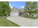 Charming single-story home featuring a two-car garage, manicured lawn, and mature trees in a well-kept neighborhood at 15372 Black Gold Ct, Noblesville, IN 46060
