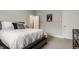 Bedroom with carpet, a comfortable bed, and neutral tones at 1610 N Alabama St, Indianapolis, IN 46202