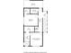 A floorplan featuring a primary bedroom, bedroom, balcony and multiple bathrooms at 1610 N Alabama St, Indianapolis, IN 46202
