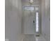 Bright and clean front entrance with neutral decor, tile floor and patterned wallpaper at 1645 Oakmere Way, Greenwood, IN 46142