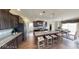 Spacious kitchen with stainless steel appliances, granite countertops, and an island with seating at 19824 Atwater Ave, Sheridan, IN 46069