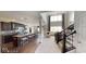 Open-concept living space featuring a modern kitchen and comfortable living area at 19824 Atwater Ave, Sheridan, IN 46069