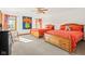 Bright bedroom with two comfortable beds, natural light, and charming decor at 2320 Whispering Way, Indianapolis, IN 46239