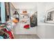 Organized walk-in closet with built-in shelving, providing ample storage space at 2320 Whispering Way, Indianapolis, IN 46239